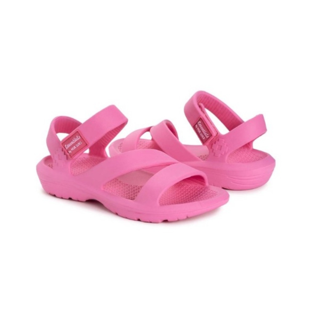 Essentials by MUK LUKS Pink Guava Surf Board Sandals Womens Size XL 11-12 NEW